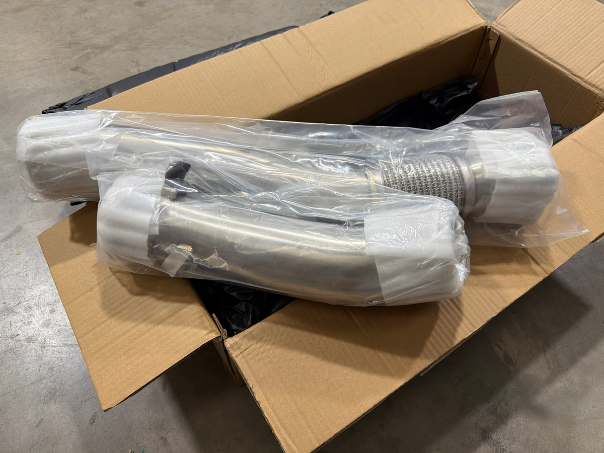 OUTLET BMW M3 M4 Decat Downpipes Flexi 3” G80 G82 S58 89mm