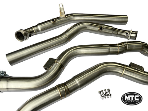 Mercedes E63 4MATIC AWD Decat Downpipes AMG W212 | MTC Motorsport