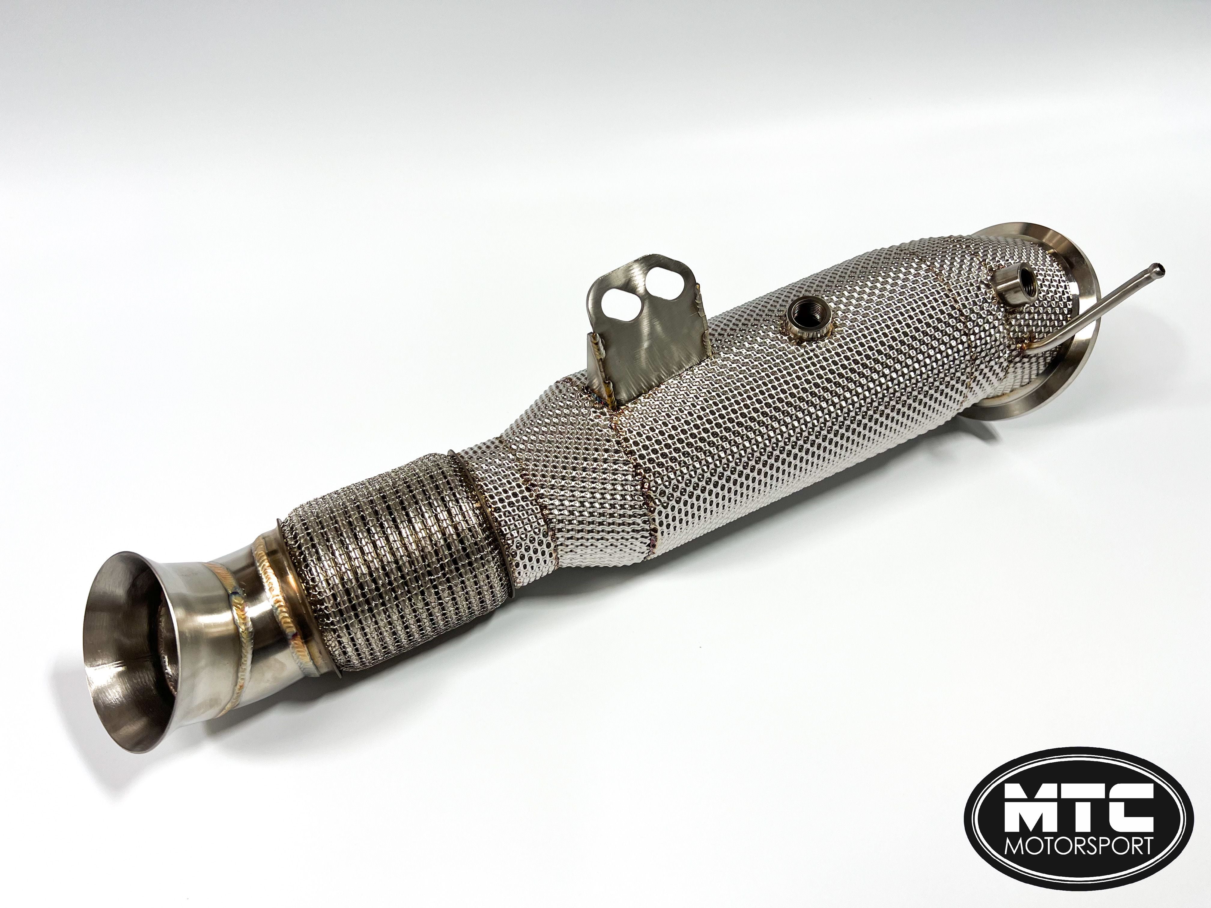 BMW X3 M40i OPF Decat Downpipe with Heat Shield | MTC Motorsport