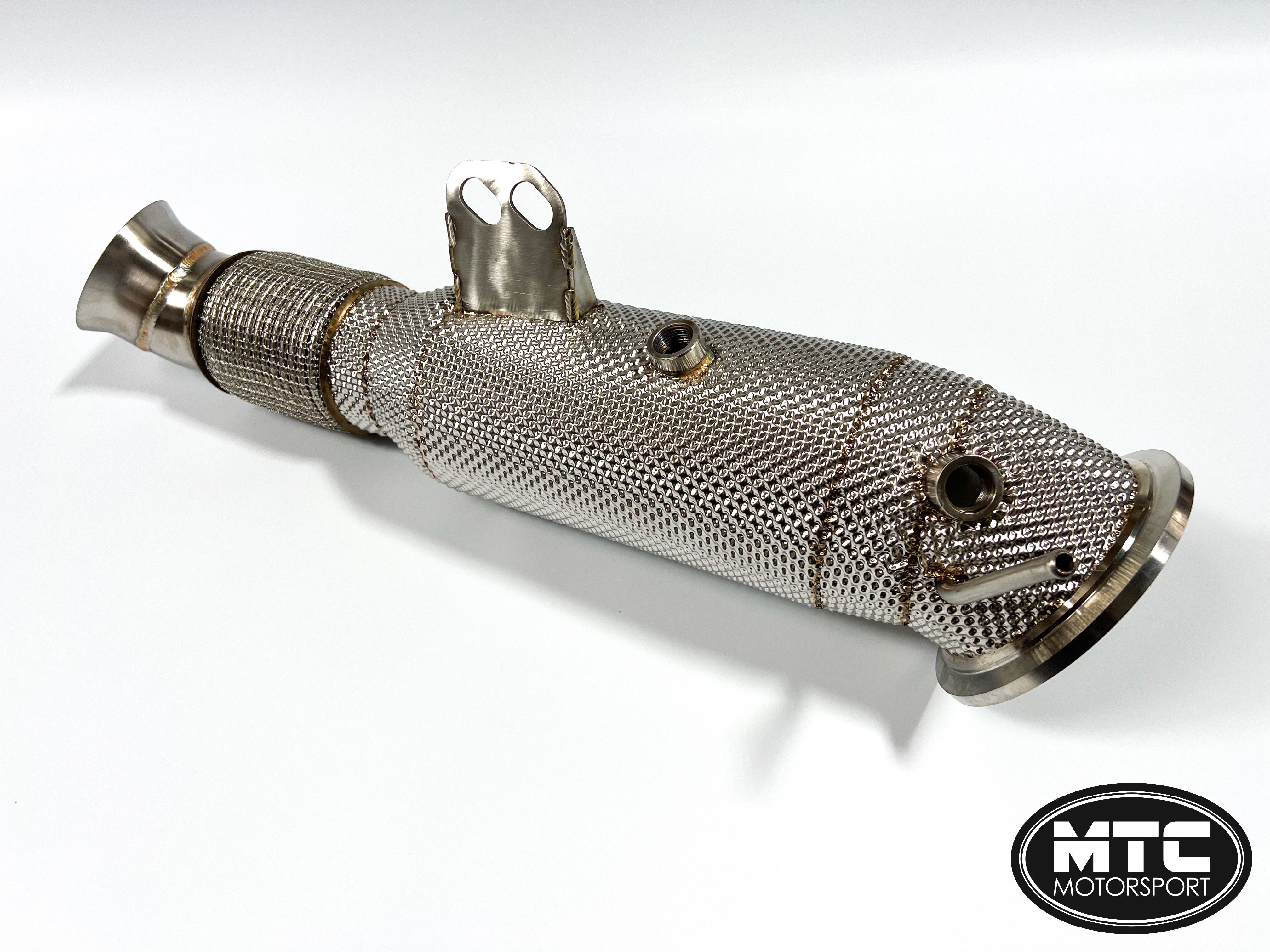 BMW X3 M40i OPF Decat Downpipe with Heat Shield | MTC Motorsport