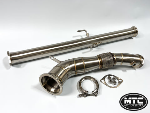 Toyota Yaris GR 1.6 Decat Downpipe and Mid Pipe Section 2020+ | MTC Motorsport