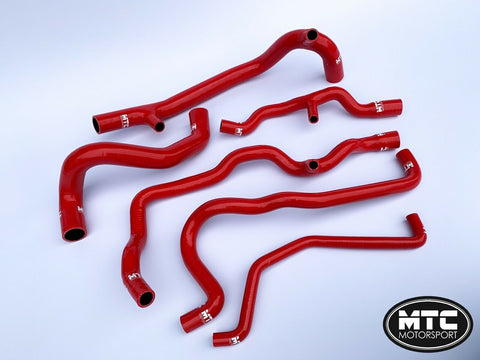 Renault Clio 172 182 Silicone Coolant Hoses for Phase 2 Red | MTC Motorsport