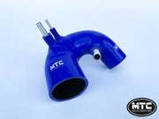 Fiat 500 Abarth T-Jet Silicone Intake Hose Blue IHI Turbo | MTC Motorsport