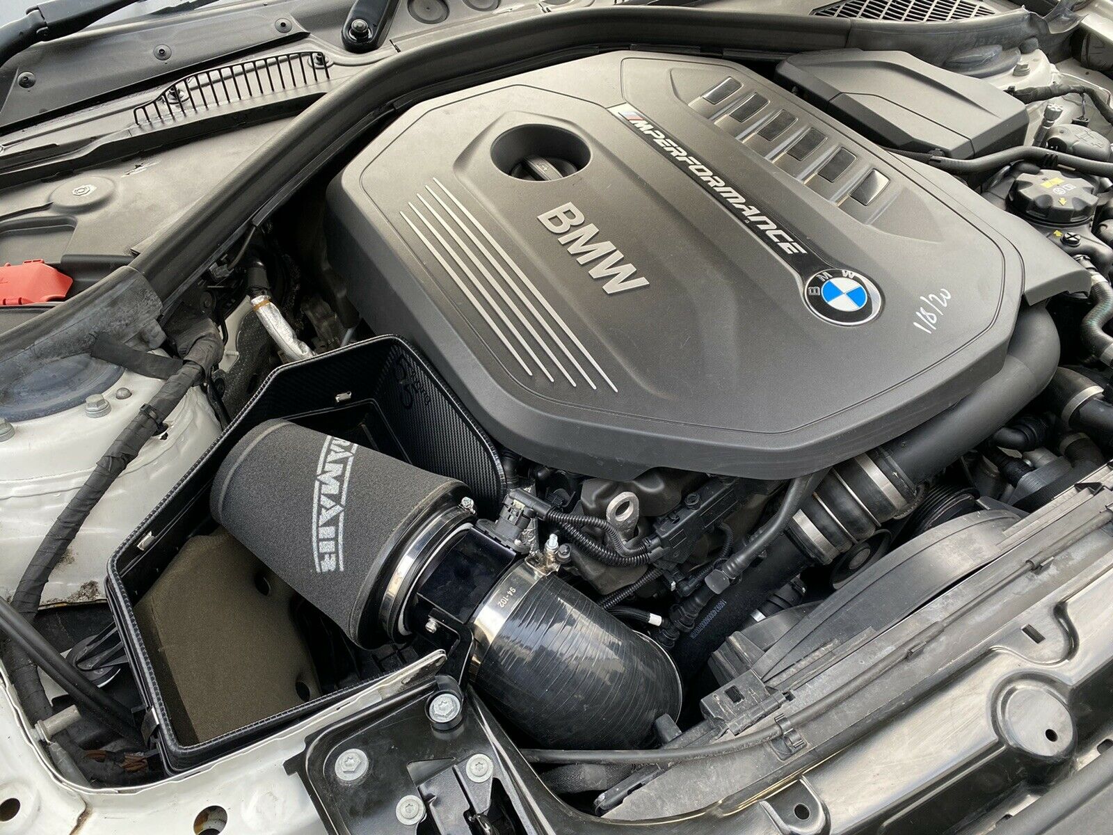 BMW M140i B58 Turbo Intake Hose Kit With RamAir Filter and Heat Shield | MTC Motorsport