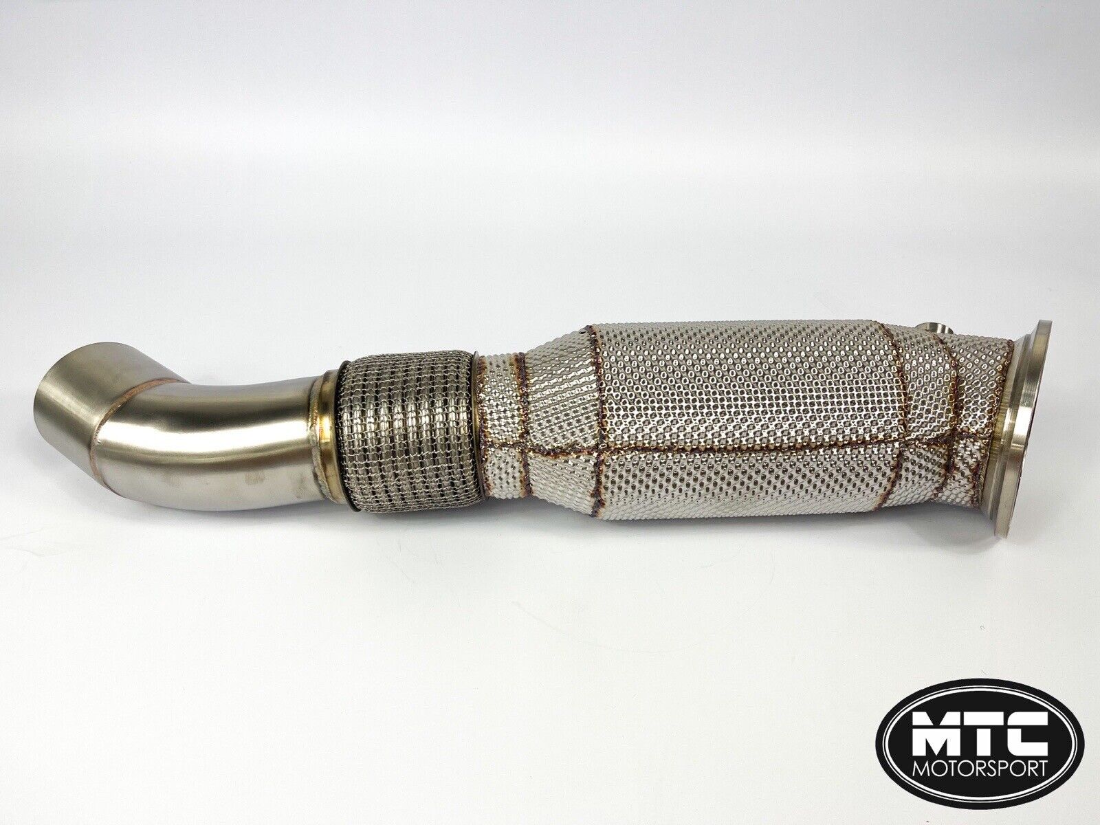 BMW M240i B58 Downpipe with 200 Cell Hi-Flow Sports Cat & Heat Shield