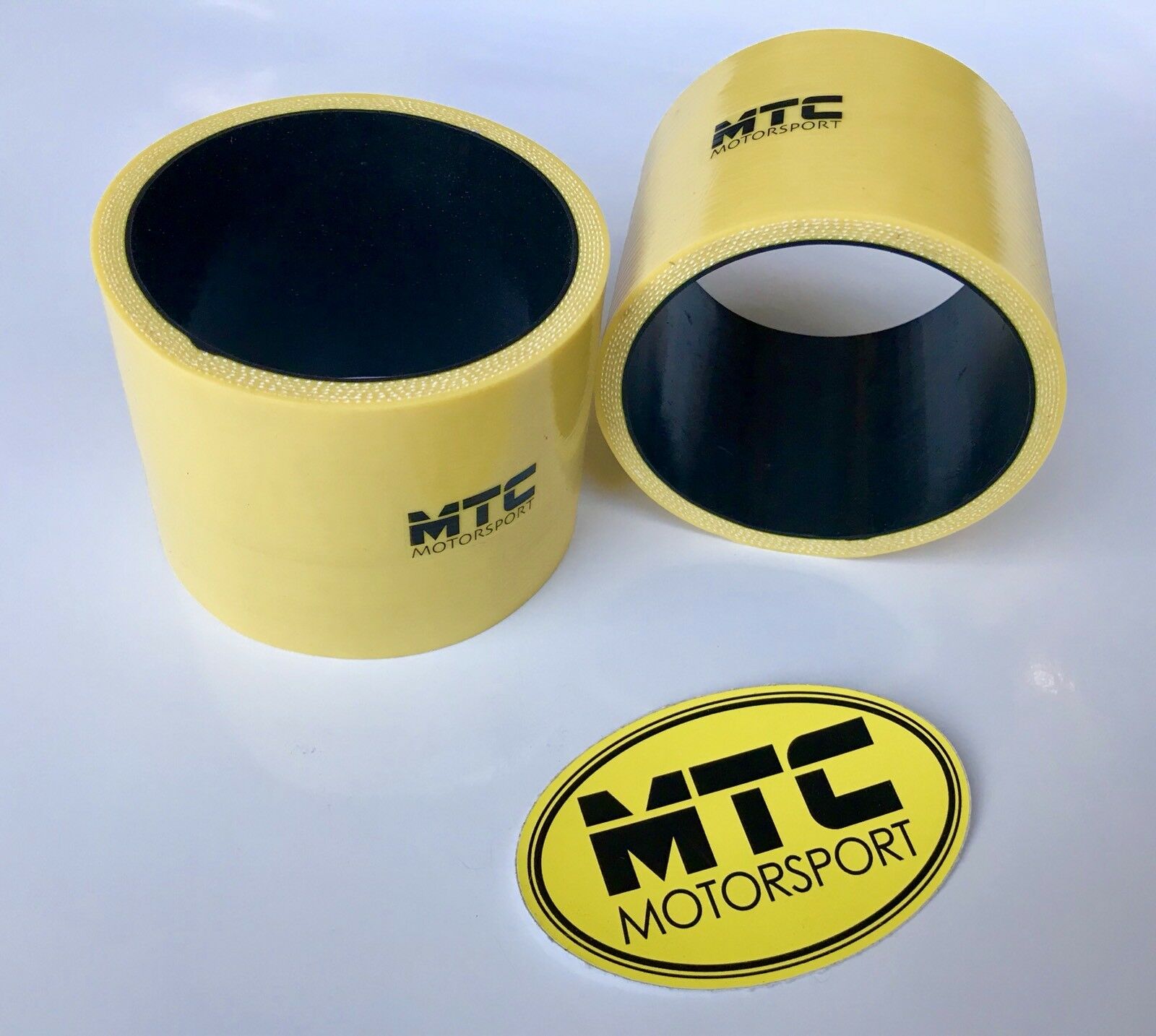 Ferrari 488 GTB Spider Silicone Intake Hoses 8 PLY Yellow | MTC Motorsport