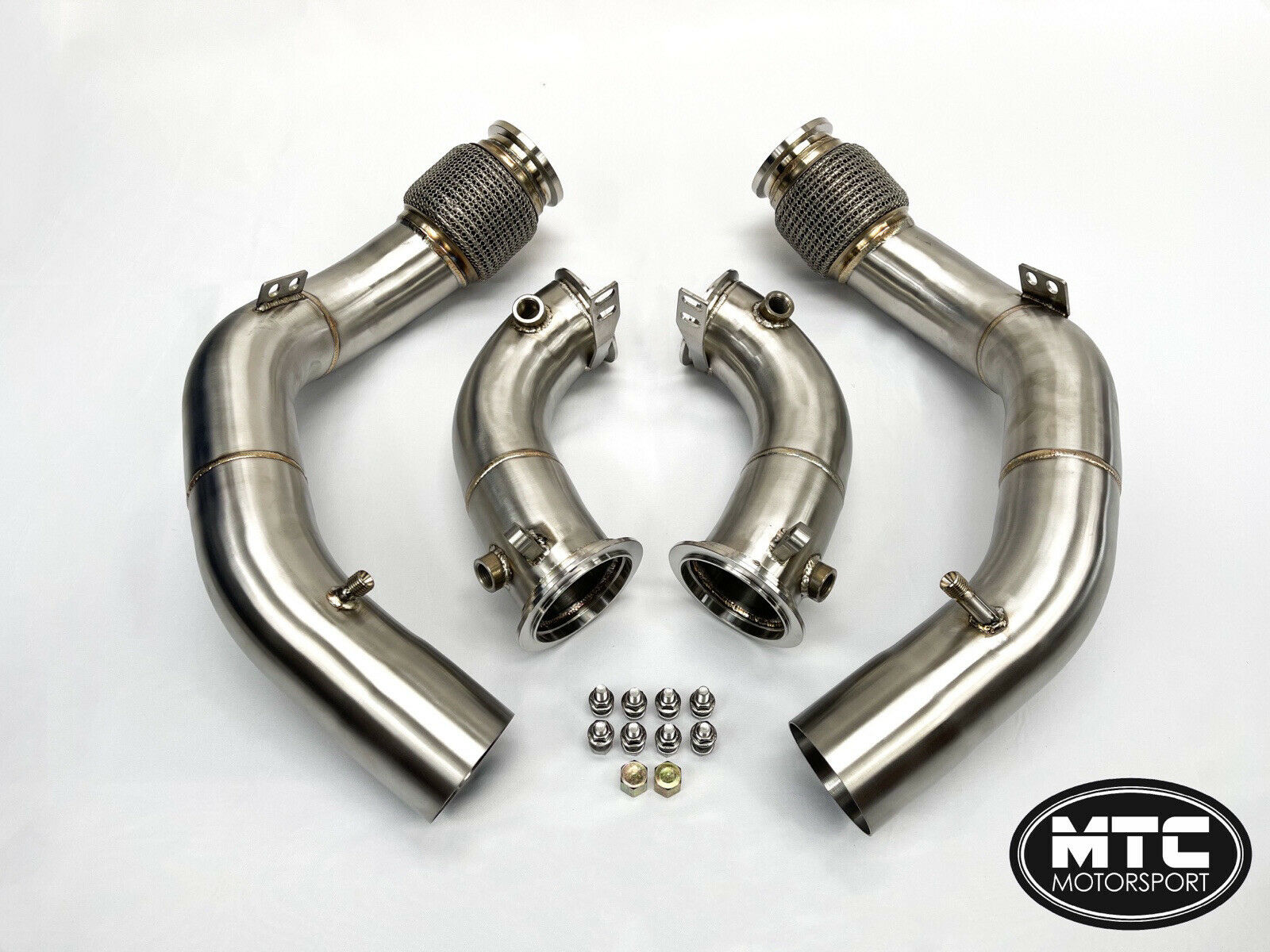 BMW X6M 3" Decat Downpipes F96 2020- | MTC Motorsport