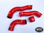 Honda Civic Type R 2015- Silicone Boost Hoses Red | MTC Motorsport