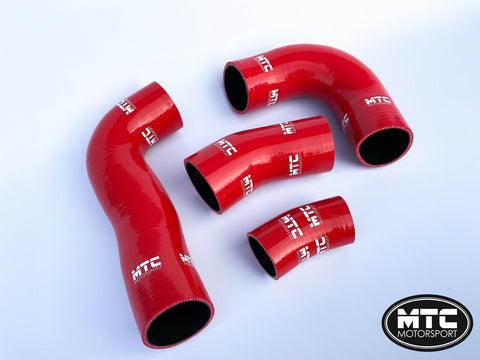 Audi S3 8V Silicone Boost Hoses 2.0T Turbo Red | MTC Motorsport