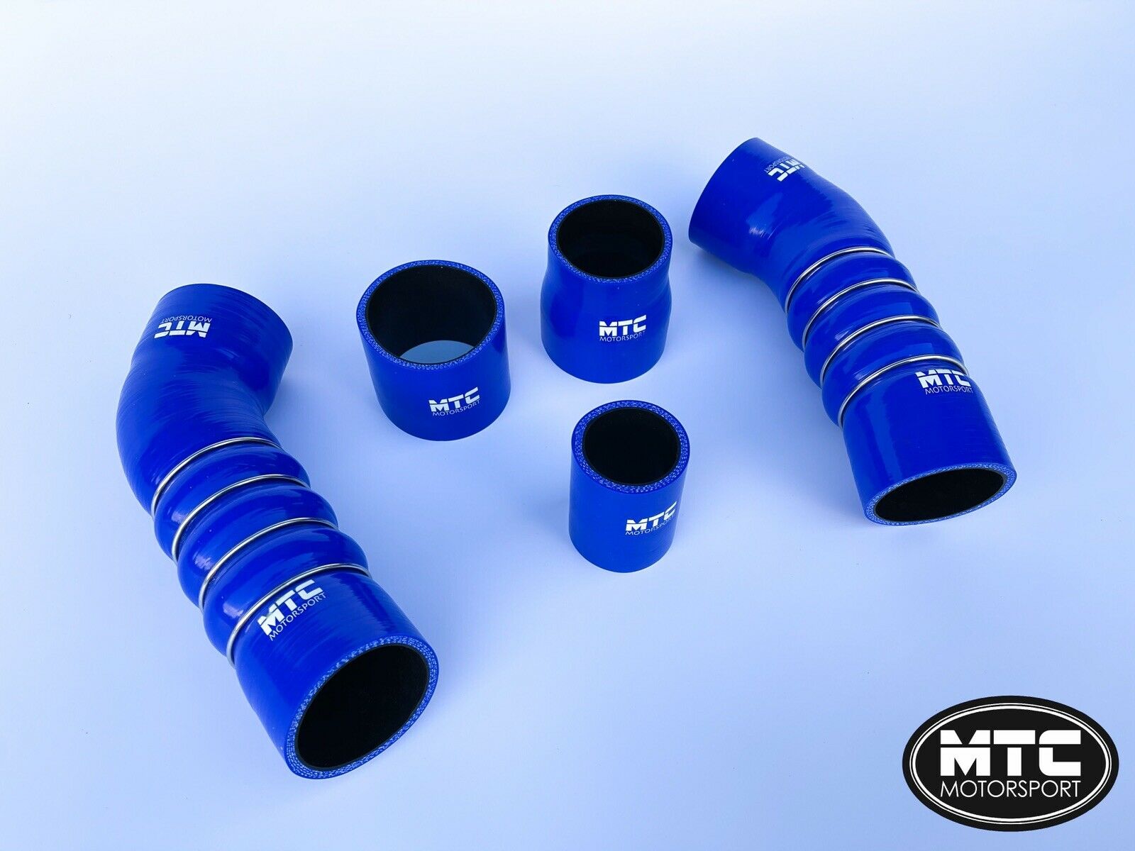 Audi RS3 Silicone Boost Hoses Turbo MK2 8P Pre Facelift Blue | MTC Motorsport