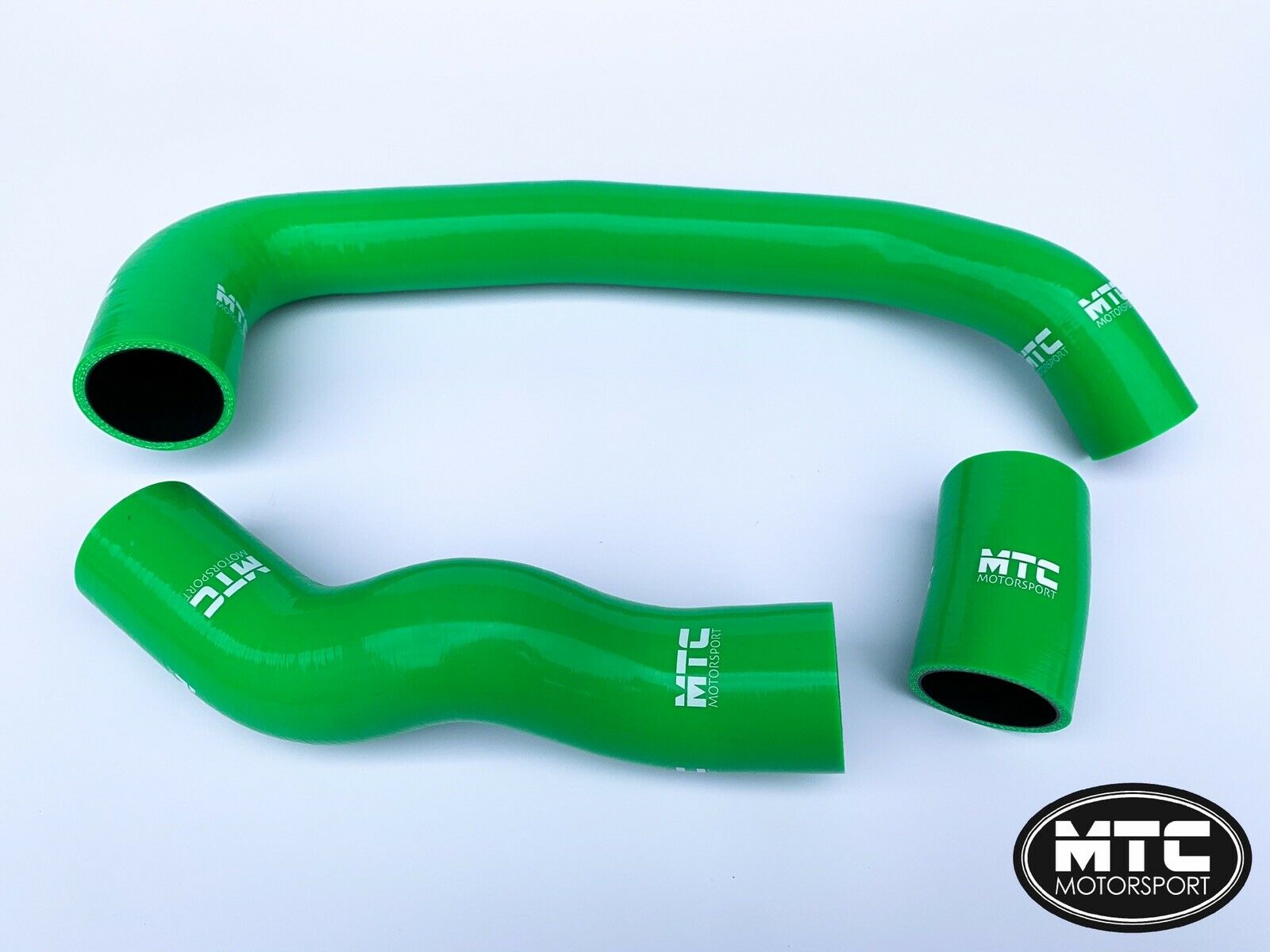 Ford Fiesta MK8 1.0 Ecoboost Intercooler Boost Turbo Hoses Green | MTC Motorsport