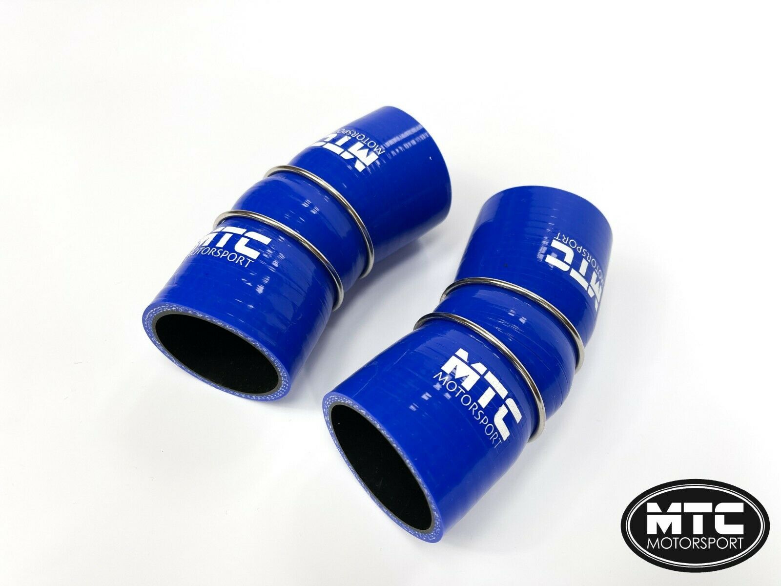 Audi RS6 RS7 S8 C7 Boost Hoses Turbos to Chargecooler Blue | MTC Motorsport