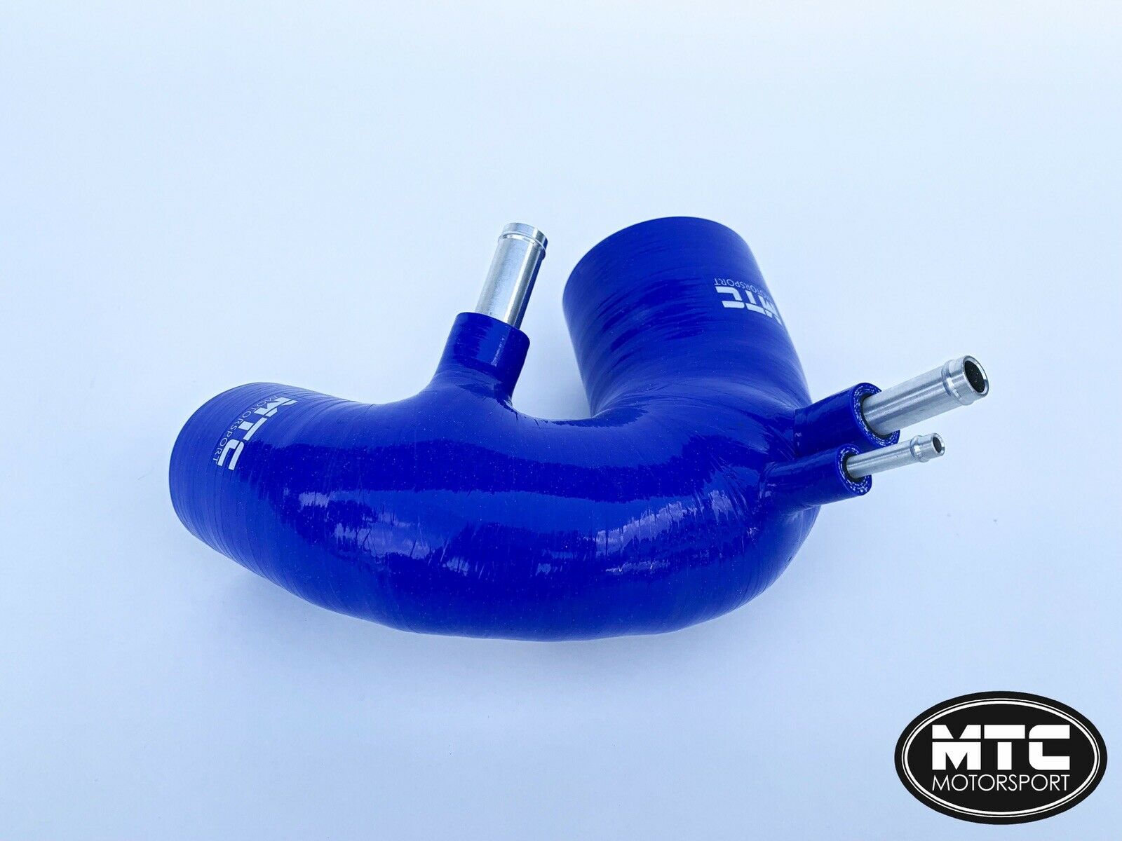 Fiat 500 Abarth T-Jet Silicone Intake Hose Blue IHI Turbo | MTC Motorsport