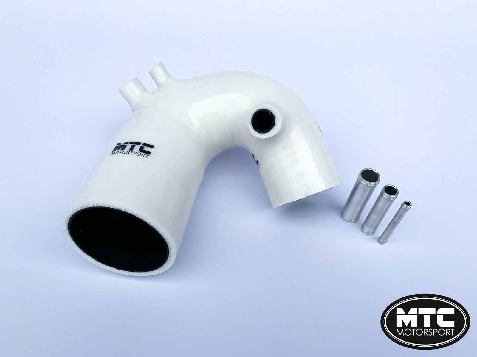 Fiat 500 595 695 Turismo Abarth Intake Hose White Garrett Turbo | MTC Motorsport