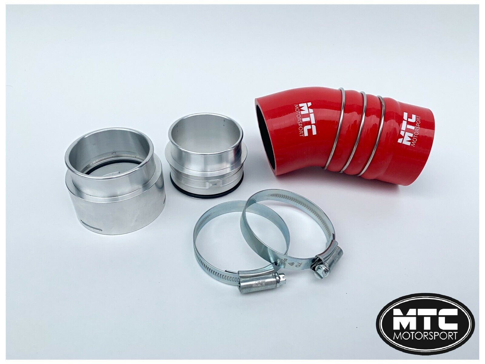 BMW 335D Silicone Intercooler Boost Hose E90 E91 E92 E93 Red | MTC Motorsport