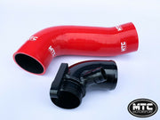 Golf R MK7 7.5 GTI Intake Inlet Turbo Elbow Pipe & Hose Red | MTC Motorsport