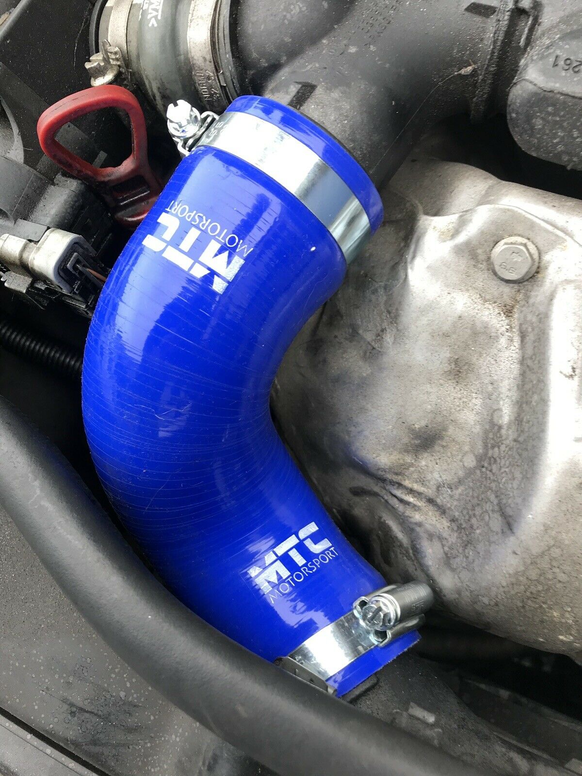 Mini Cooper 1.6D R55 R56 Turbo to Intercooler Upper Silicone Hose | MTC Motorsport