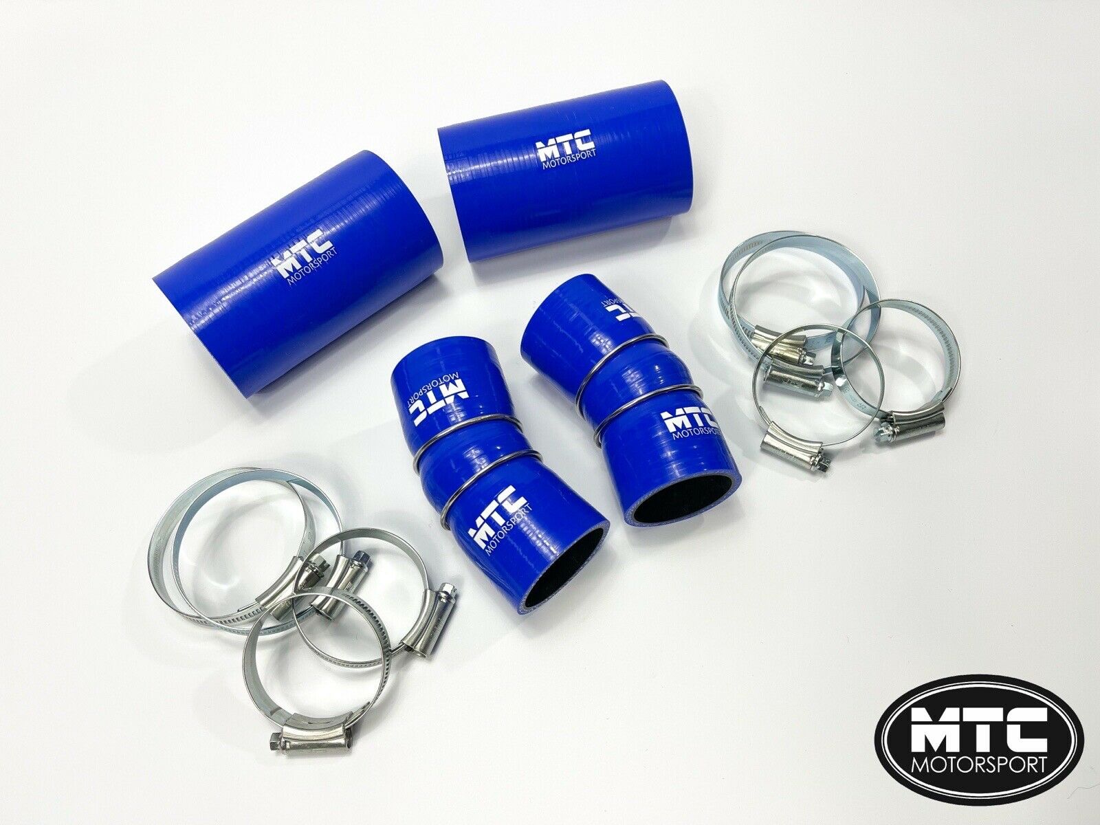 Audi RS6 RS7 S8 C7 Boost Hoses Turbos to Chargecooler Intake Blue | MTC Motorsport