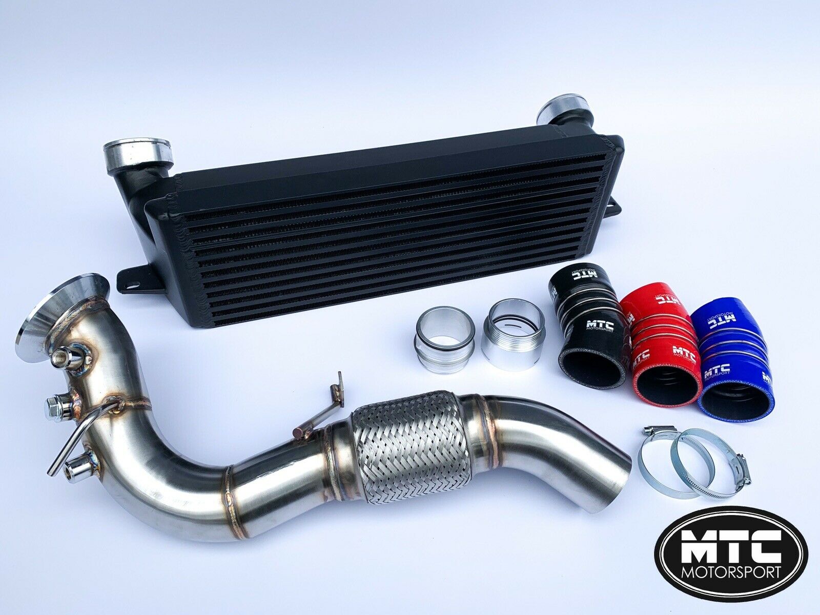 BMW 335D Turbo Intercooler DPF & Boost Hose E90-E93 Black | MTC Motorsport