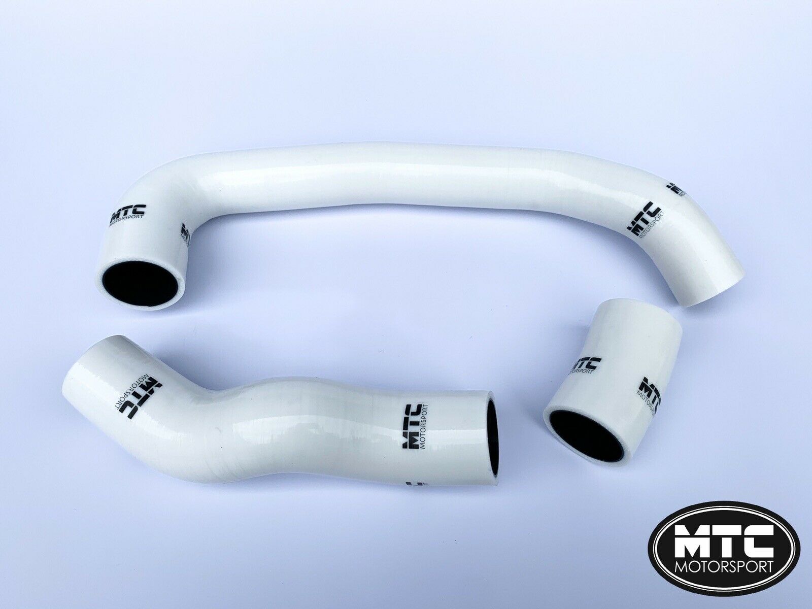 Ford Fiesta MK8 1.0 Ecoboost Intercooler Boost Turbo Hoses White | MTC Motorsport