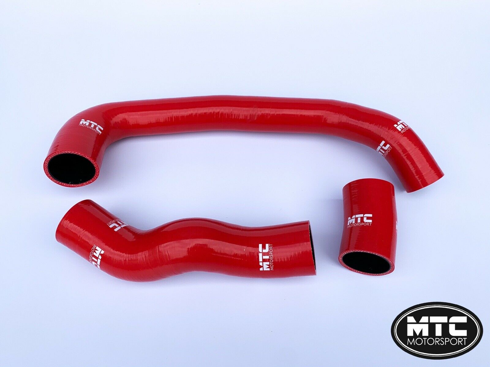 Ford Fiesta MK8 1.0 Ecoboost Intercooler Boost Turbo Hoses Red | MTC Motorsport