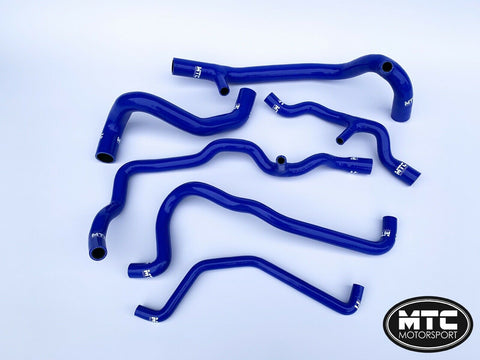 Renault Clio 172 182 Silicone Coolant Hoses for Phase 2 Blue | MTC Motorsport