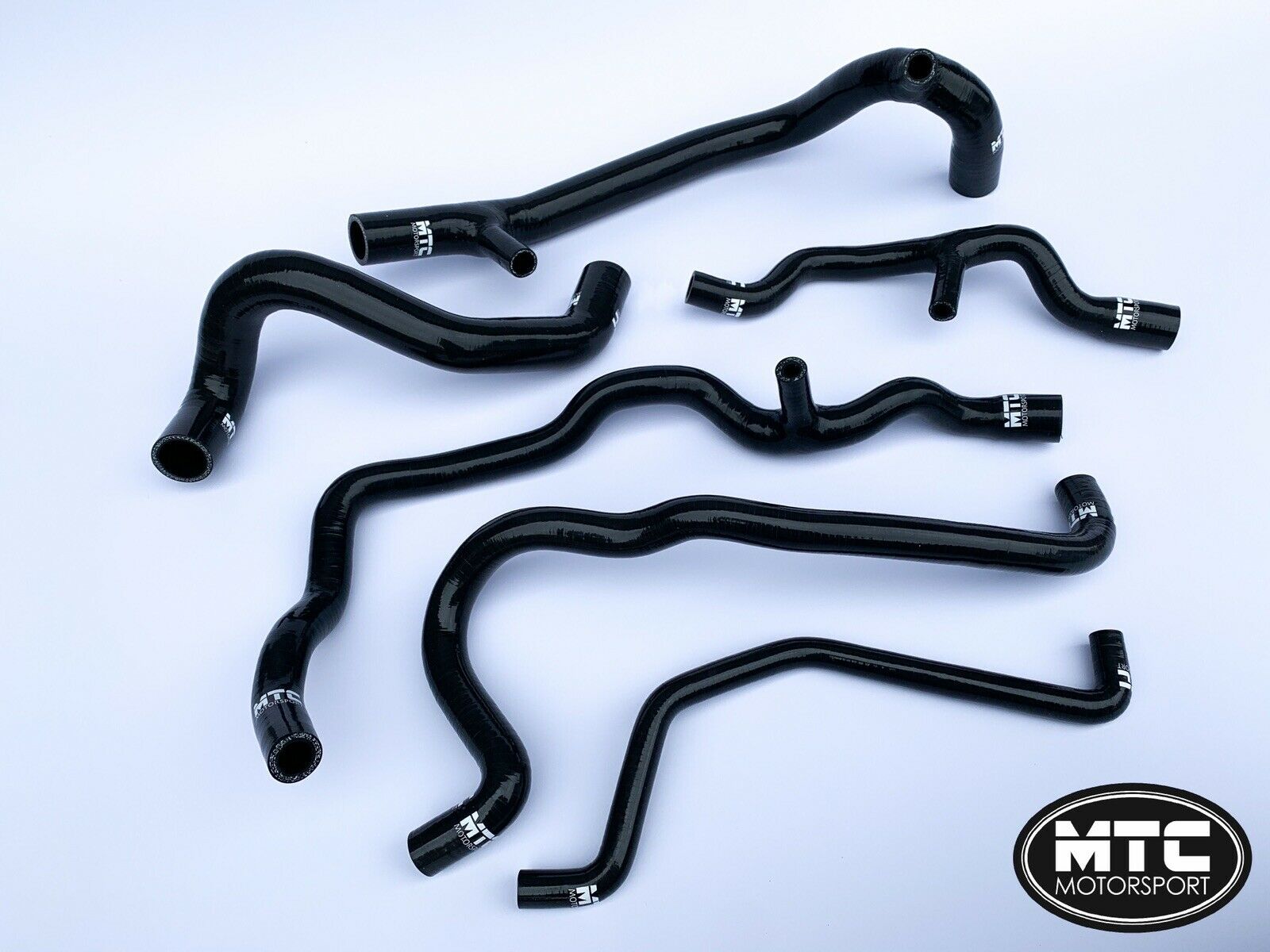 Renault Clio 172 182 Silicone Coolant Hoses for Phase 2 Black | MTC Motorsport