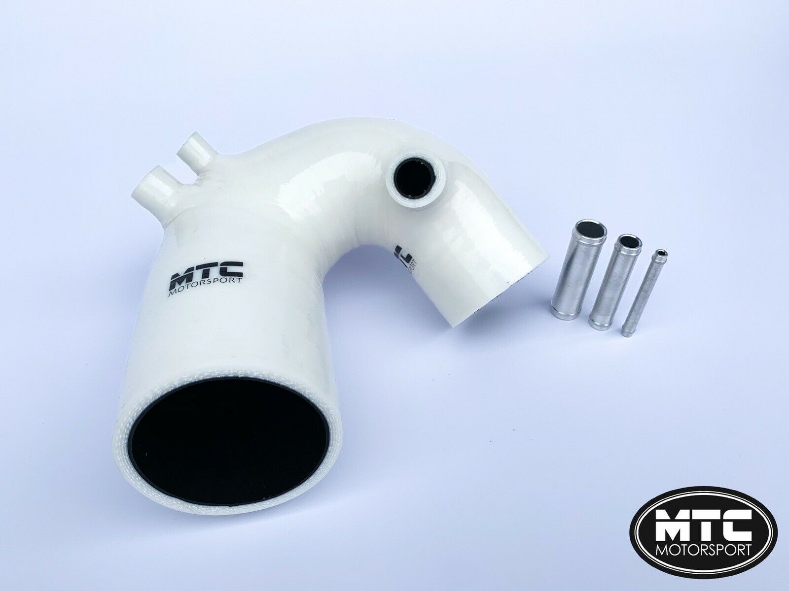 Fiat 500 595 695 Turismo Abarth Intake Hose White Garrett Turbo | MTC Motorsport