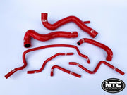 Astra VXR Ancillary Coolant Water Hoses 2.0 Z20LEH Turbo Red | MTC Motorsport