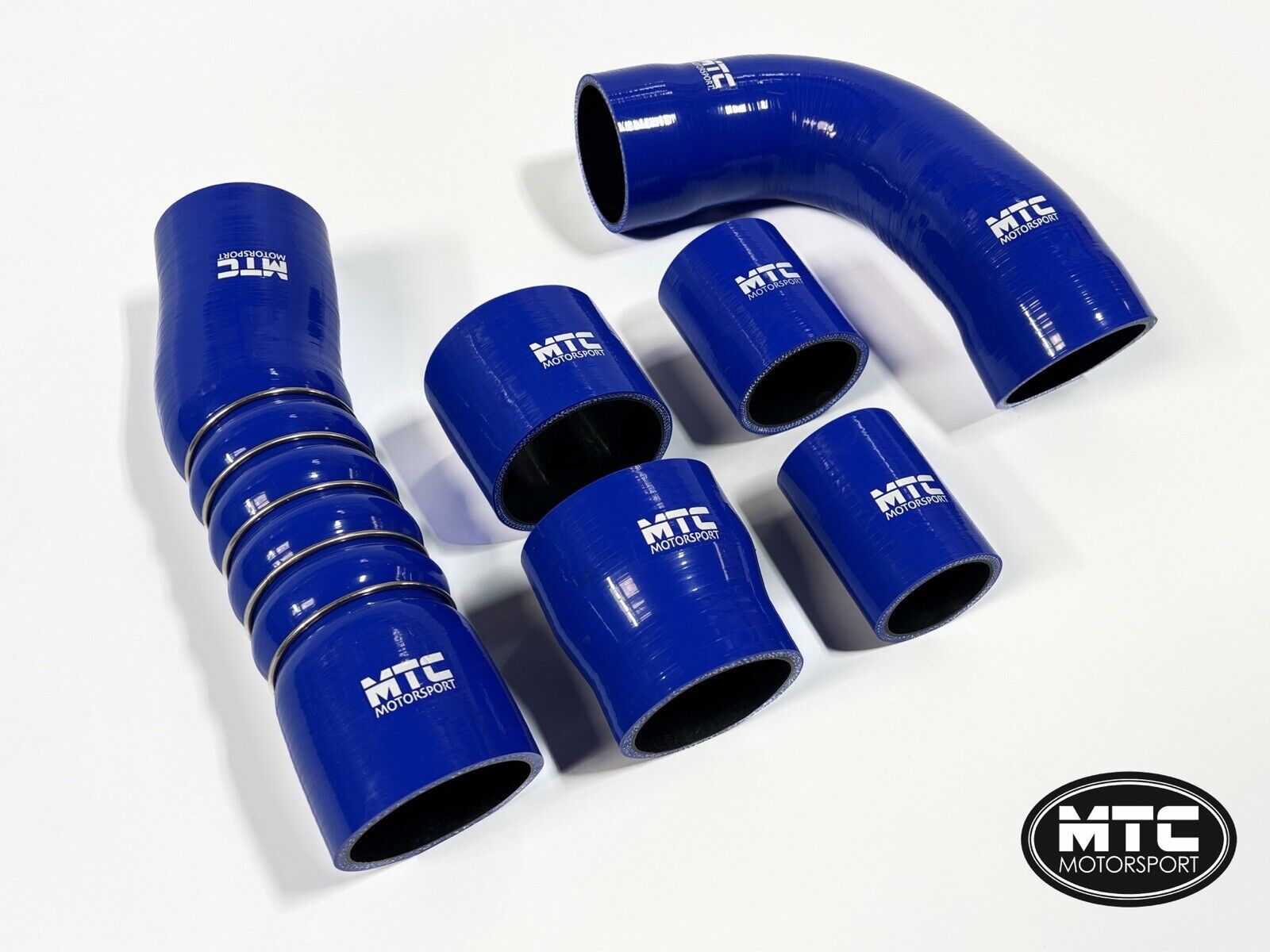 MTC MOTORSPORT AUDI RS3 8V 2015-21 SILICONE BOOST HOSE KIT TURBO HOSES BLUE