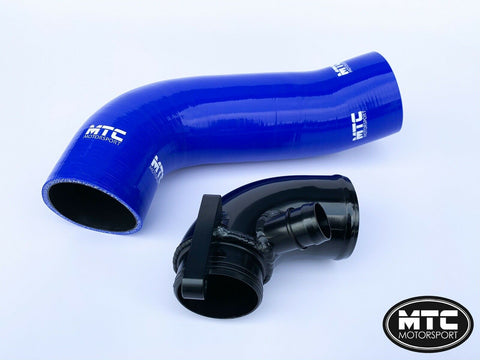 Golf R MK7 7.5 GTI Intake Inlet Turbo Elbow Pipe & Hose Blue | MTC Motorsport