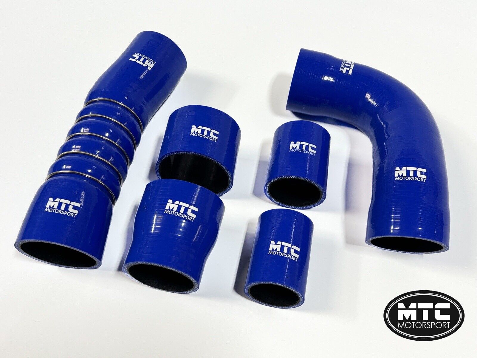 MTC MOTORSPORT AUDI RS3 8V 2015-21 SILICONE BOOST HOSE KIT TURBO HOSES BLUE