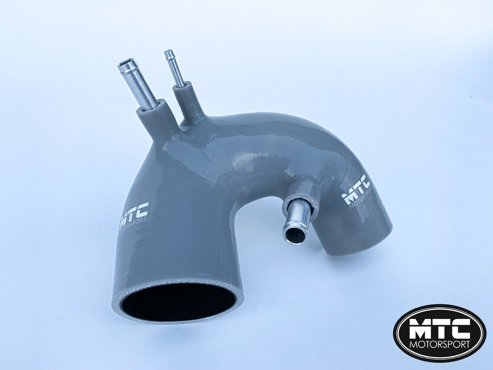 Fiat 500 Abarth T-Jet Silicone Intake Hose Grey IHI Turbo | MTC Motorsport