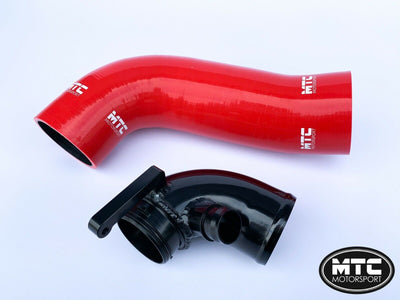Golf R MK7 7.5 GTI Intake Inlet Turbo Elbow Pipe & Hose Red | MTC Motorsport