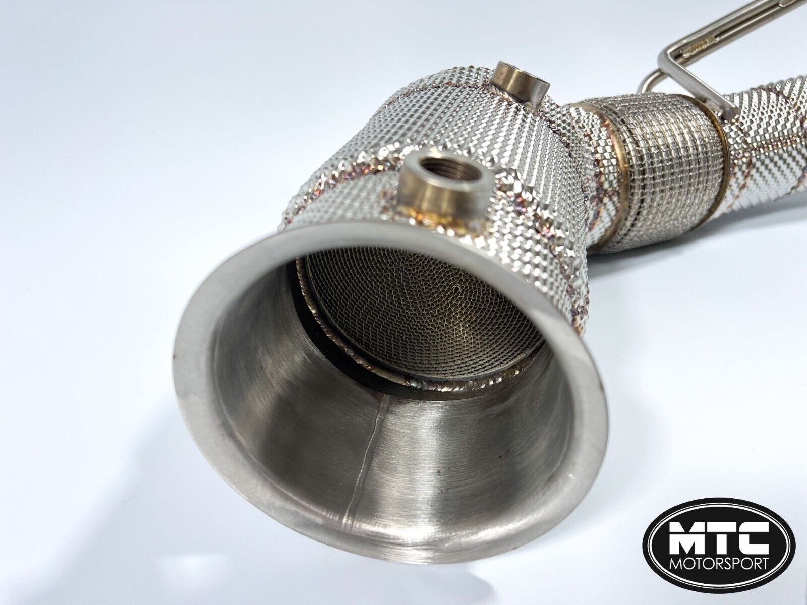 McLaren 540C 570S 570GT Downpipes with 200 Cell Hi-Flow Sports Cats & Heat Shield | MTC Motorsport