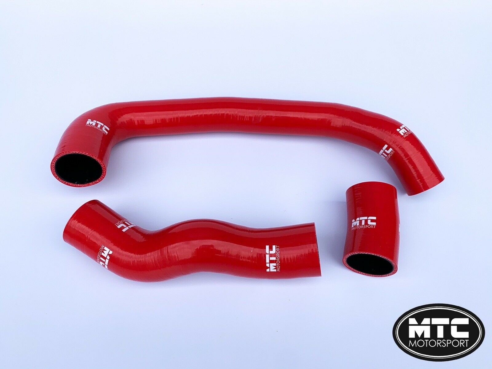 Ford Fiesta MK8 1.0 Ecoboost Intercooler Boost Turbo Hoses Red | MTC Motorsport