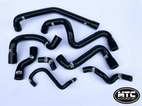 Mini Cooper S N14 N18 R56 R57 Coolant Hoses 2007-2012 Black | MTC Motorsport