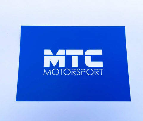 MTC Motorsport Logo Stencil for Intercooler