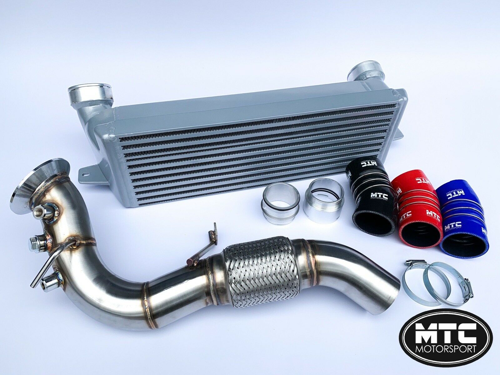 BMW 335D Turbo Intercooler DPF & Boost Hose E90-E93 Silver | MTC Motorsport