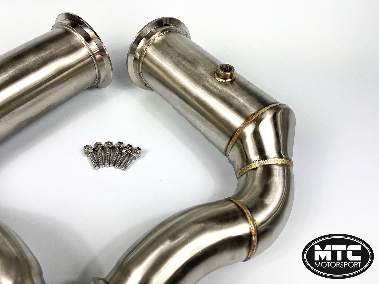 Porsche Cayenne 4.0L Turbo Downpipes with 200 Cell Hi-Flow Sports Cats 2018- | MTC Motorsport