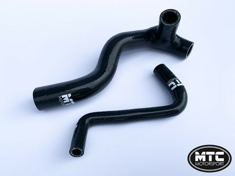 VW Golf MK4 Bora Leon 1.8T AUM Inlet Breather Pipe Hose Kit 150-180 BHP Black | MTC Motorsport