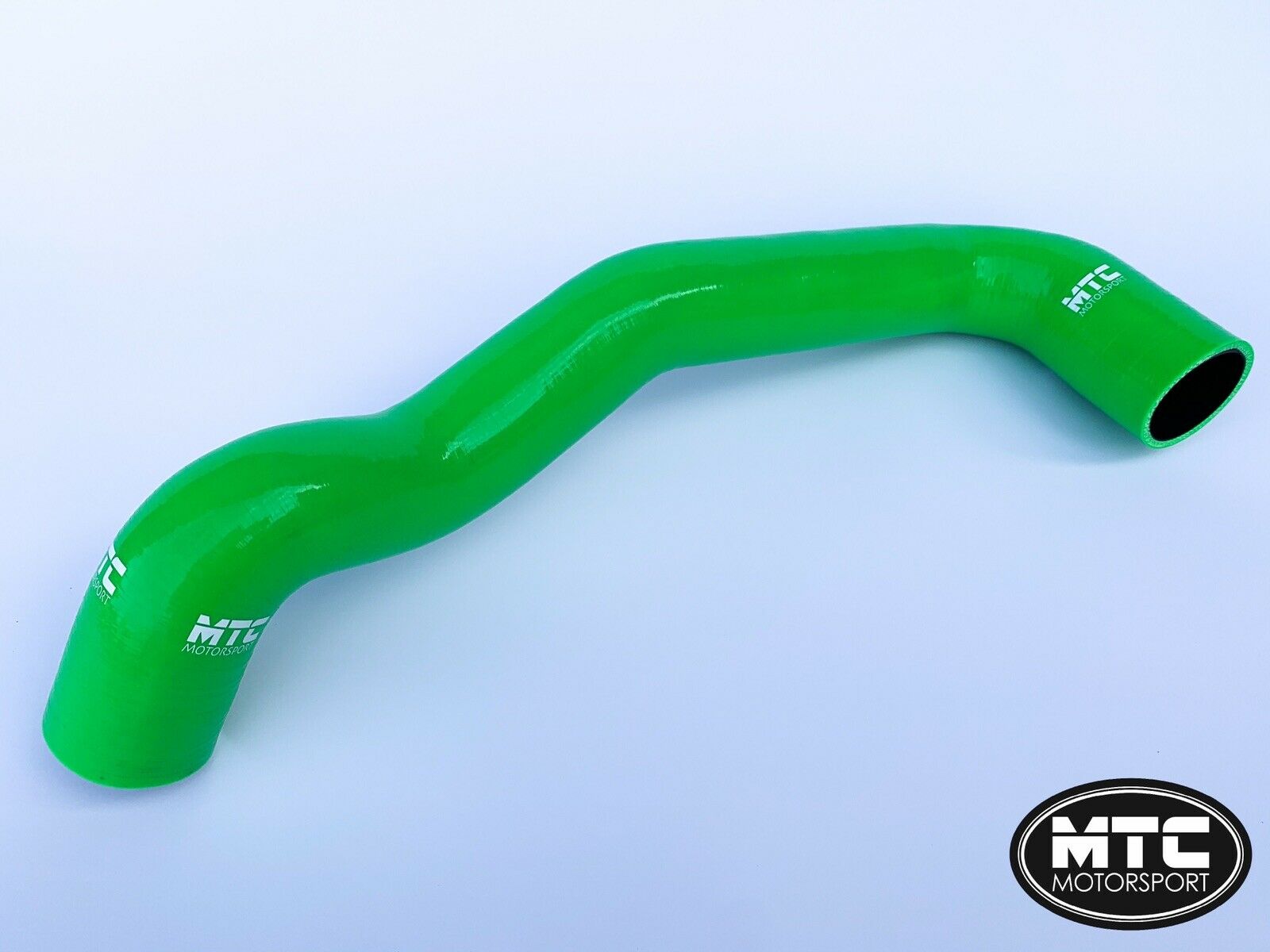 Mini Cooper S R56 R57 R60 Resonator Delete Silicone Hose Green | MTC Motorsport