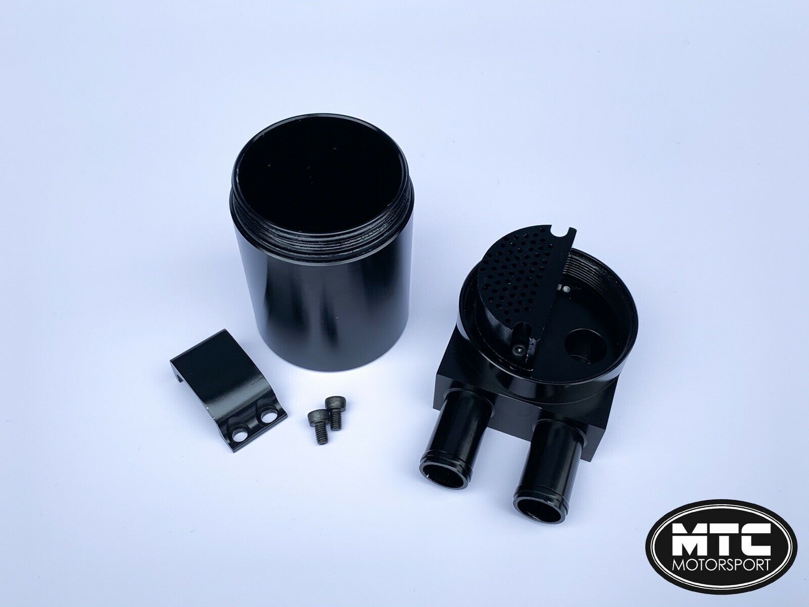 Billet 2 Port Oil Catch Tank Double Baffled Subaru Impreza Turbo | MTC Motorsport