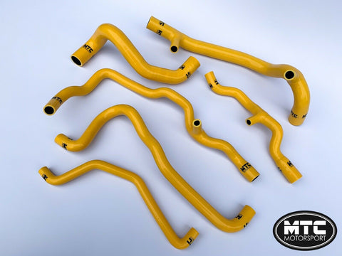 Renault Clio 172 182 Silicone Coolant Hoses for Phase 2 Yellow | MTC Motorsport