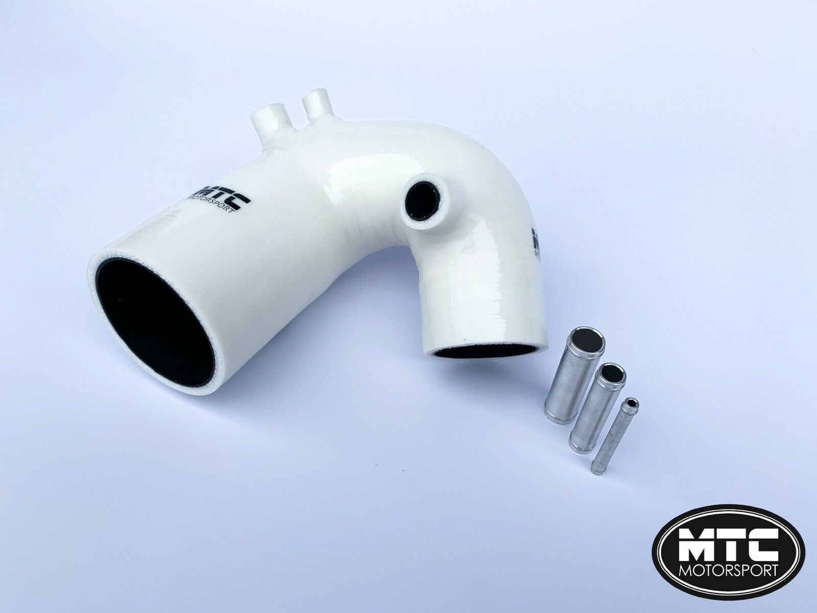 Fiat 500 595 695 Turismo Abarth Intake Hose White Garrett Turbo | MTC Motorsport