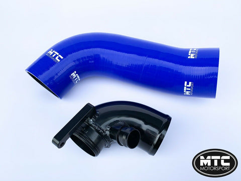 Golf R MK7 7.5 GTI Intake Inlet Turbo Elbow Pipe & Hose Blue | MTC Motorsport