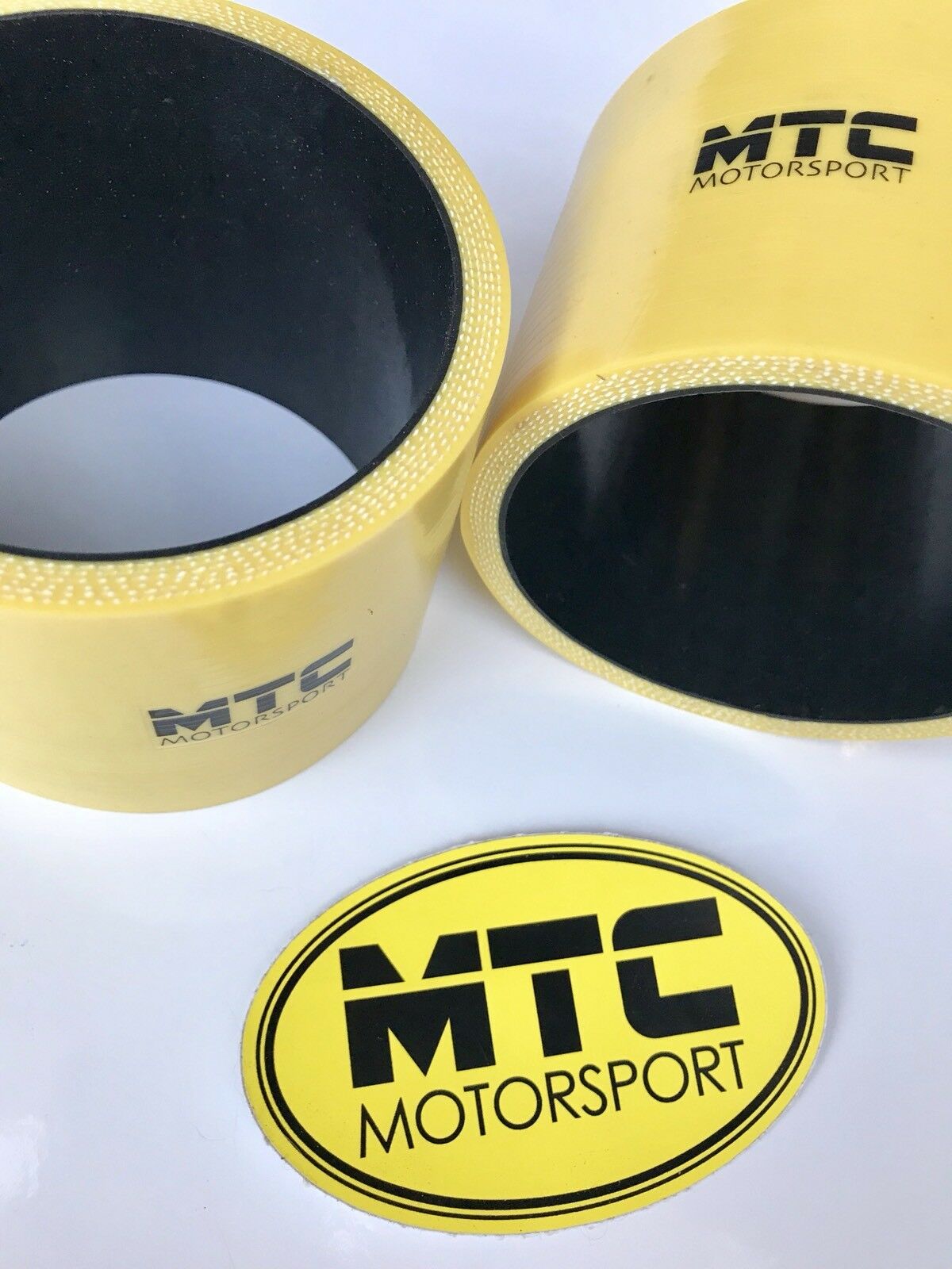 Ferrari 488 GTB Spider Silicone Intake Hoses 8 PLY Yellow | MTC Motorsport