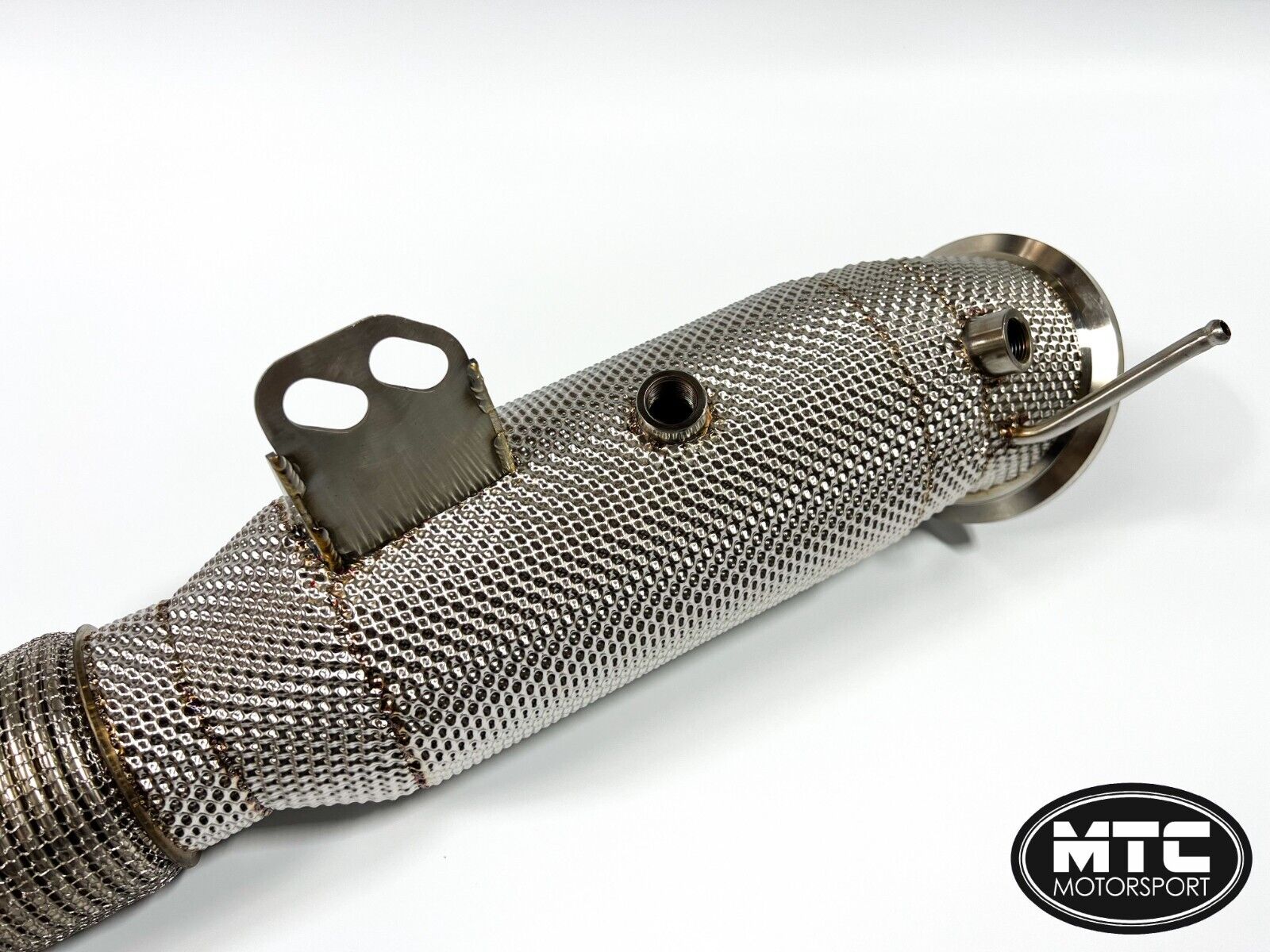 BMW X3 M40i Downpipe 200 Cell Hi-Flow Sports Cat & Heat Shield | MTC Motorsport