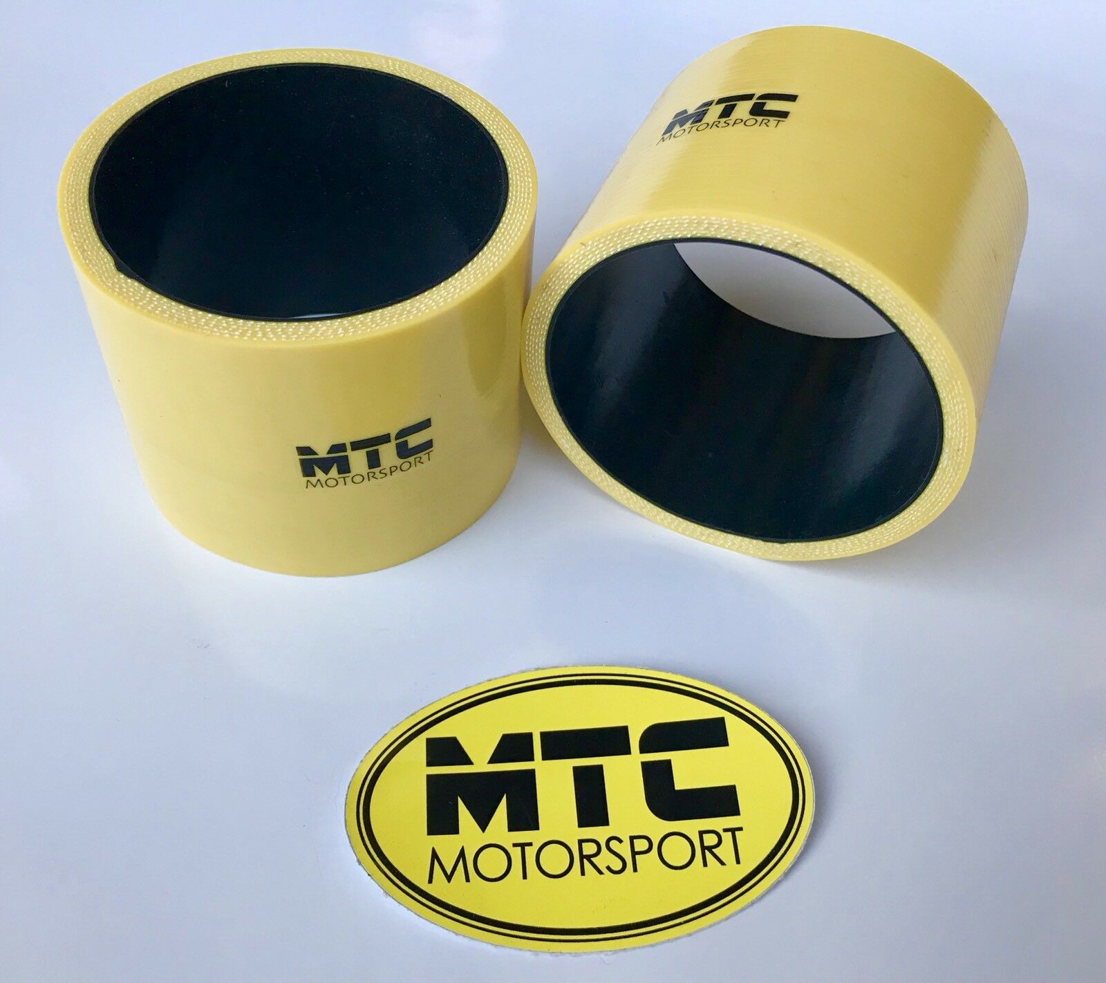 Ferrari 488 GTB Spider Silicone Intake Hoses 8 PLY Yellow | MTC Motorsport