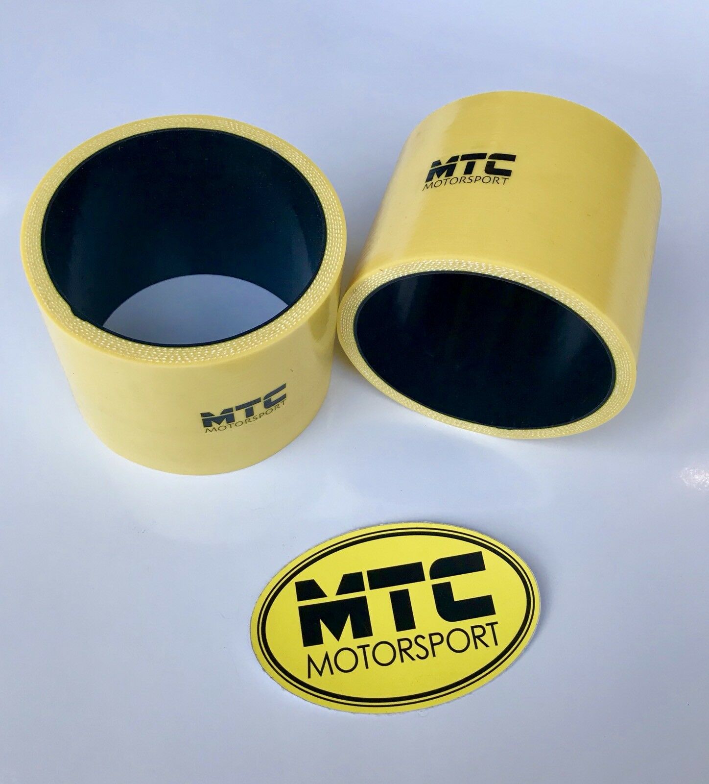 Ferrari 488 GTB Spider Silicone Intake Hoses 8 PLY Yellow | MTC Motorsport